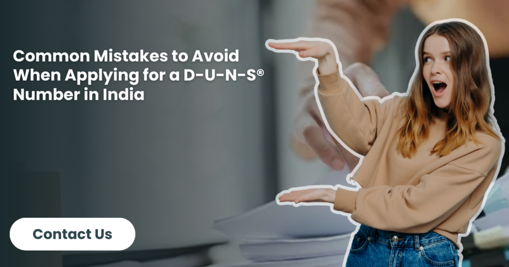 DUNS Number Application Mistakes